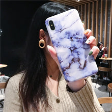 Load image into Gallery viewer, Luxury Marble Phone Case For iPhone