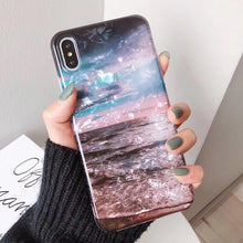 Load image into Gallery viewer, Gradient Marble Phone Case for iPhone