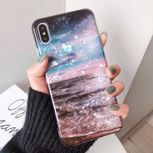 Load image into Gallery viewer, Gradient Marble Phone Case for iPhone