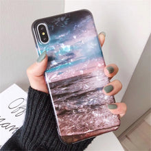 Load image into Gallery viewer, Gradient Marble Phone Case for iPhone