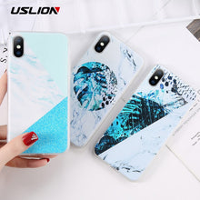Load image into Gallery viewer, Glitter Powder Marble Phone Case For iPhone
