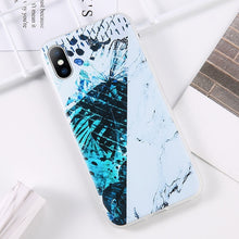 Load image into Gallery viewer, Glitter Powder Marble Phone Case For iPhone