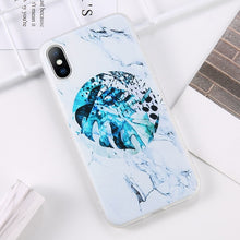 Load image into Gallery viewer, Glitter Powder Marble Phone Case For iPhone