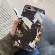 Load image into Gallery viewer, Gradient Marble Phone Case For iPhone